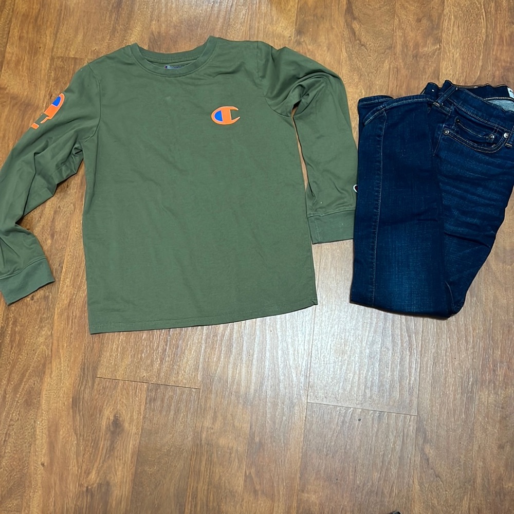Champion long sleeve t shirt